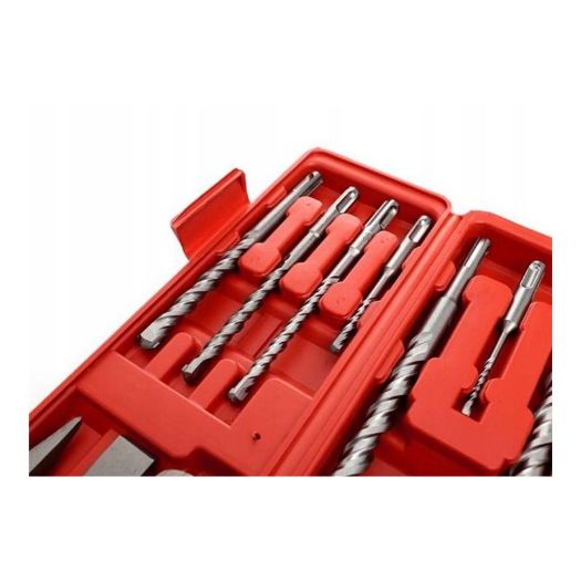 Set SDS Plus svrdla i dlijeta, 12-dijelni