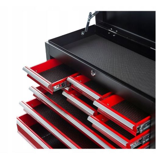 Kutija za alat s 9 ladica, 600 × 260 × 385 mm, metalna