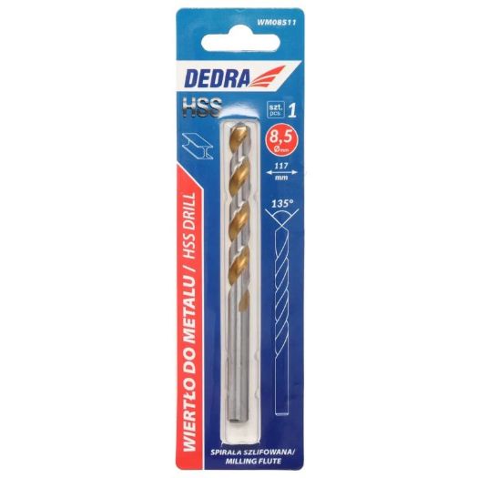 Svrdlo za metal, HSS, 8.5 x 117 mm, 1 kom