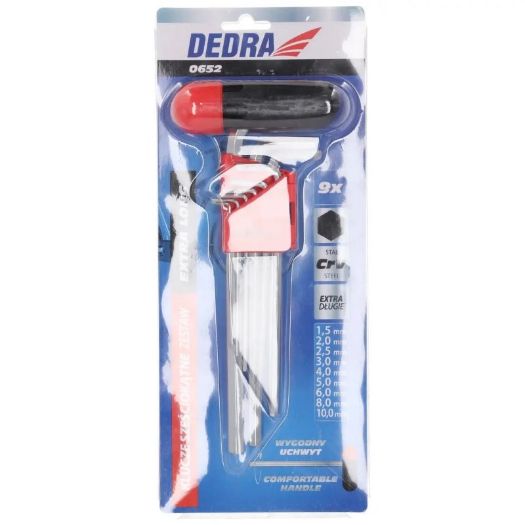 Šesterokutni ključevi CrV, 9 kom