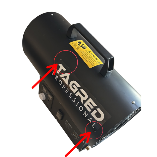 Plinski grijač sa LCD displeyom, 15 kw, LPG