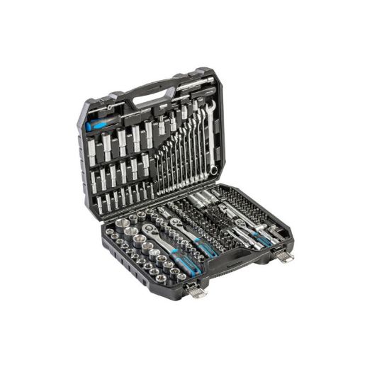 Set nasadnih ključeva 222 kom, CrV čelik