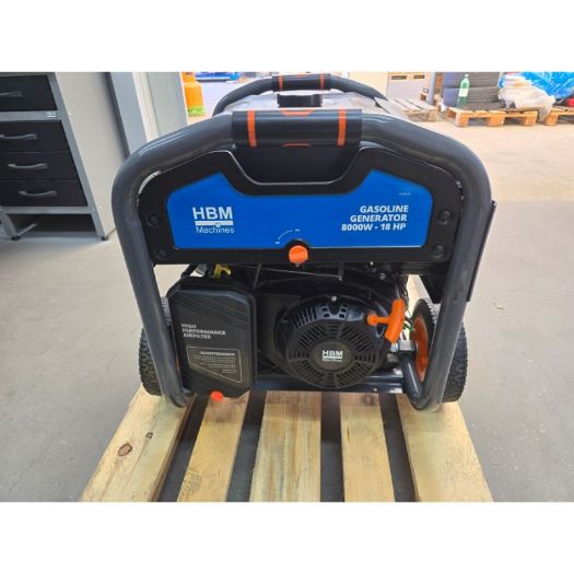 Generator električne snage od 8000 W s benzinskim motorom, 230V, 12V