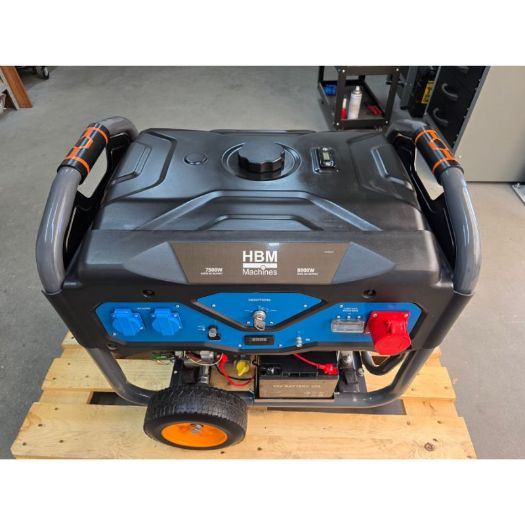 Generator električne snage od 8000 W s benzinskim motorom, 230V, 12V