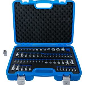 Set nasadnih ključeva i bit nastavaka E-tip | T-Star | TP-Star 60-dijelni