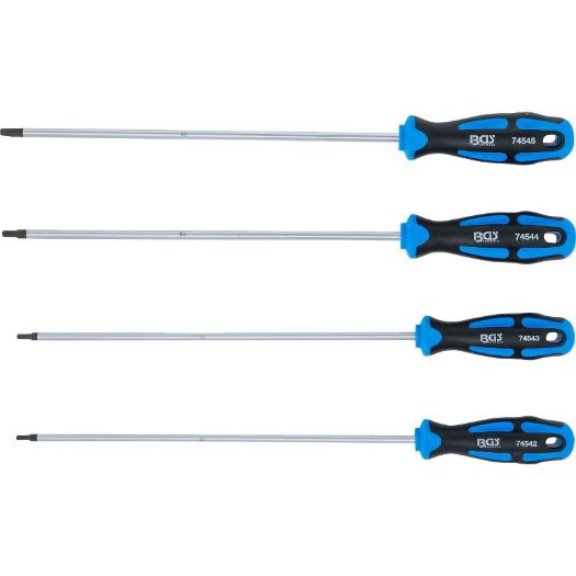 Set odvijača | extra dugi | T-Star (za Torx) | T15 - T30 | 4 kom