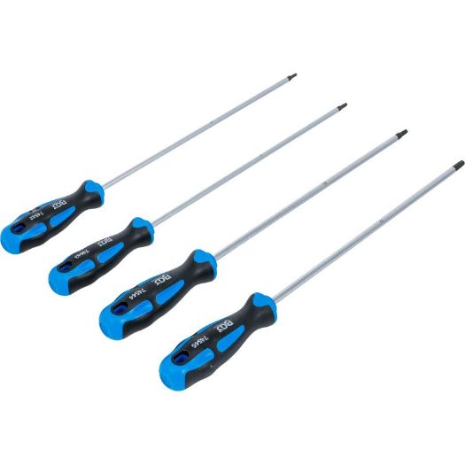 Set odvijača | extra dugi | T-Star (za Torx) | T15 - T30 | 4 kom