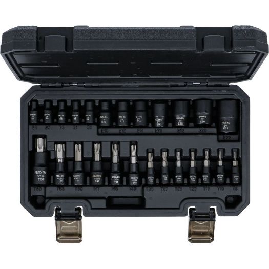 Set Torx i E-Star nasadnih ključeva 1/4" 3/8" 1/2" 25 kom