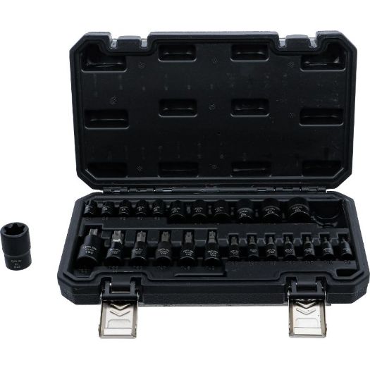 Set Torx i E-Star nasadnih ključeva 1/4" 3/8" 1/2" 25 kom