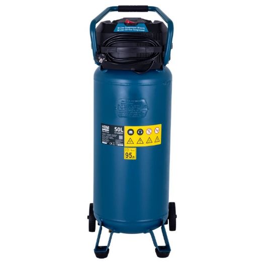 Vertikalni tihi kompresor, 50 l, 10 bar, 2 KS