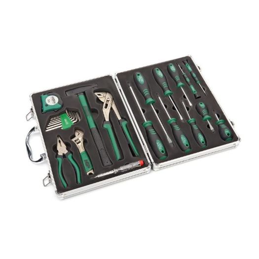 Set alata od 24 dijela u aluminijskoj kutiji