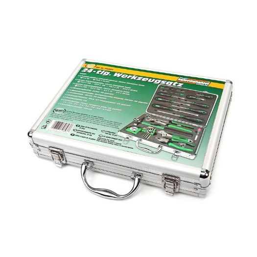 Set alata od 24 dijela u aluminijskoj kutiji