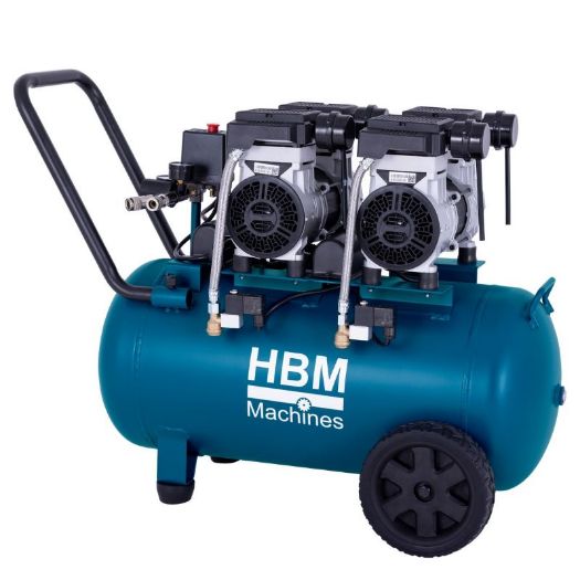 Tihi kompresor, 50L, 2000W, 10 bar