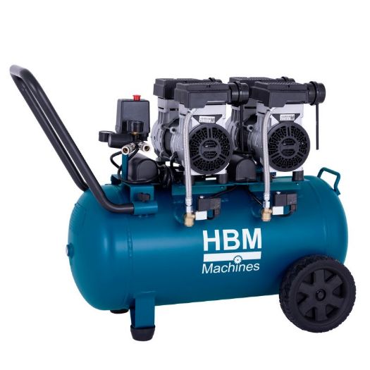 Tihi kompresor, 50L, 2000W, 10 bar
