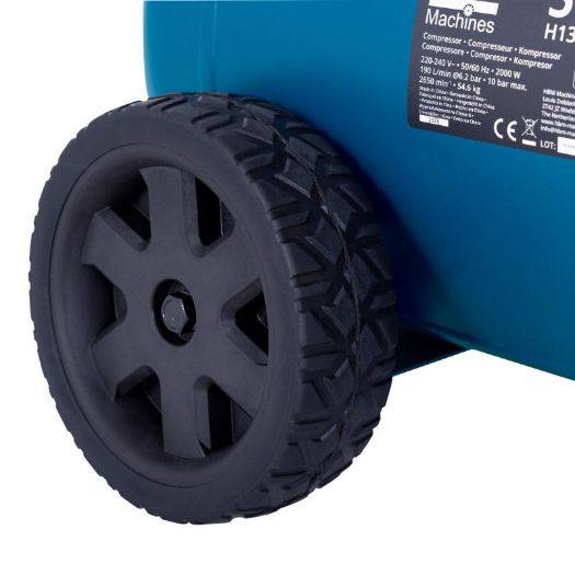 Tihi kompresor, 50L, 2000W, 10 bar