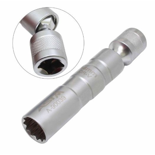 Zglobni nasadni ključ za svjećice | 3/8" | 14 mm