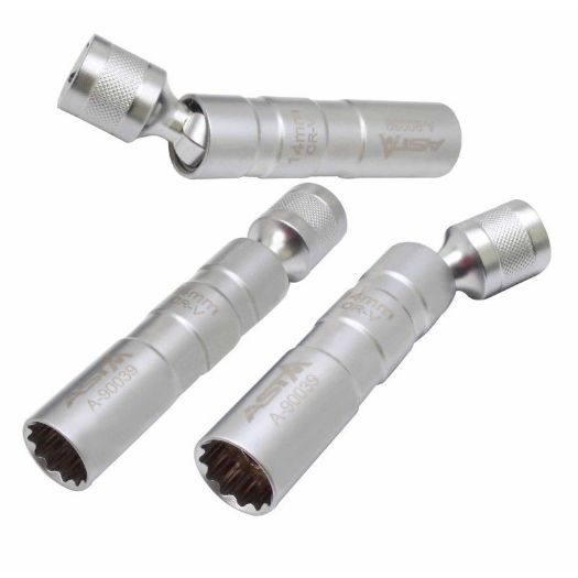 Zglobni nasadni ključ za svjećice | 3/8" | 14 mm