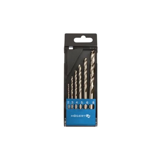 Set svrdla za metal 6 kom HSS M2 DIN 338