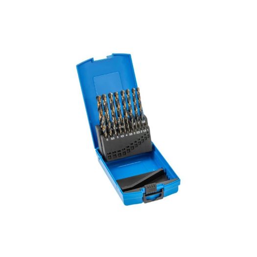 Set HSS svrdala za metal 19 dijelova DIN 338