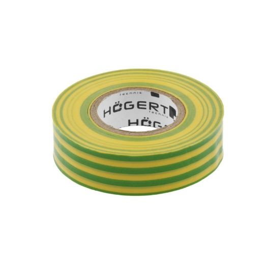 PVC izolacijska traka žuto-zelena 19 mm x 20 m