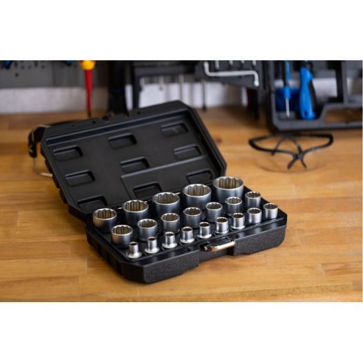Set nasadnih ključeva 1/2", 21 kom