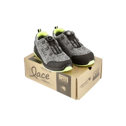 Zaštitne cipele LACE SYSTEM S1PS SR FO siva melange/zelena 43
