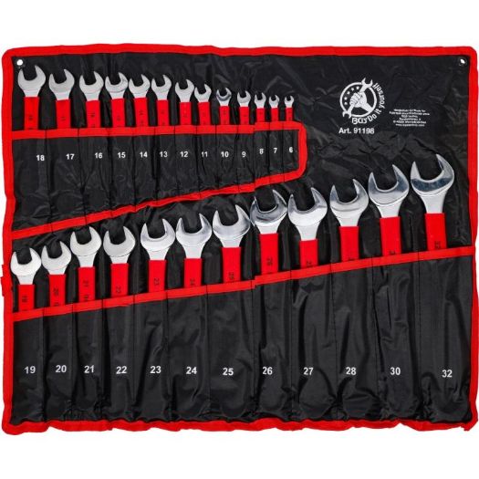 Set okasto-kombiniranih ključeva 6 do 32 mm u futroli