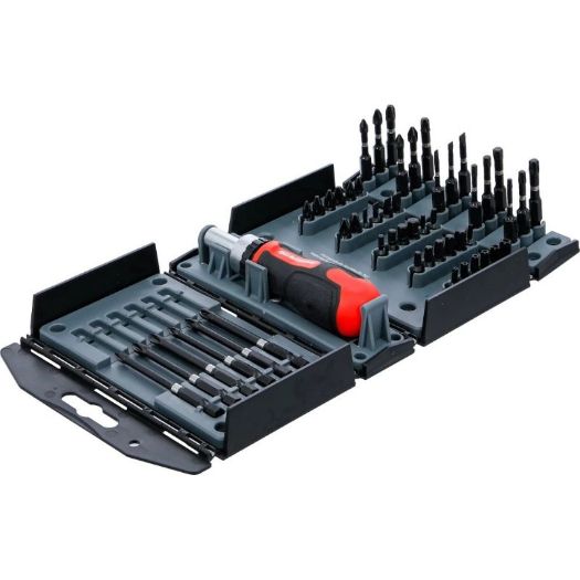 Set torzijskih bitova 52 dijela s T-ručkom i čegrtaljkom 1/4"