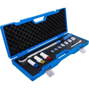 Set moment ključa 1/2" 40–220 Nm s udarnim nastavcima 12 dijelova