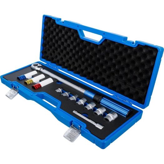 Set moment ključa 1/2" 40–220 Nm s udarnim nastavcima 12 dijelova