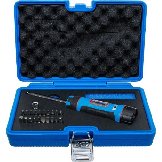 Set moment ključa s bitovima 1/4" 1–8 Nm s 22 dijela