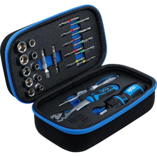 Set nasadnih ključeva 1/4" 26 dijelova s 90-zubnom čegrtaljkom i T-ručkom