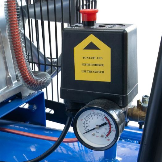 Klipni kompresor zraka 200 L, 3 kW, 400 V, 10 bar