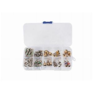Set ventila za auto klimu 100 kom 10 vrsta za R134a sustave
