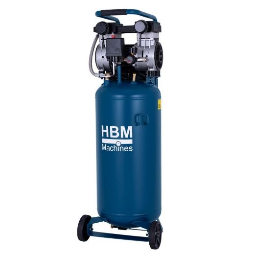 Vertikalni tihi kompresor bez ulja 50 L 10 bar 1000 W