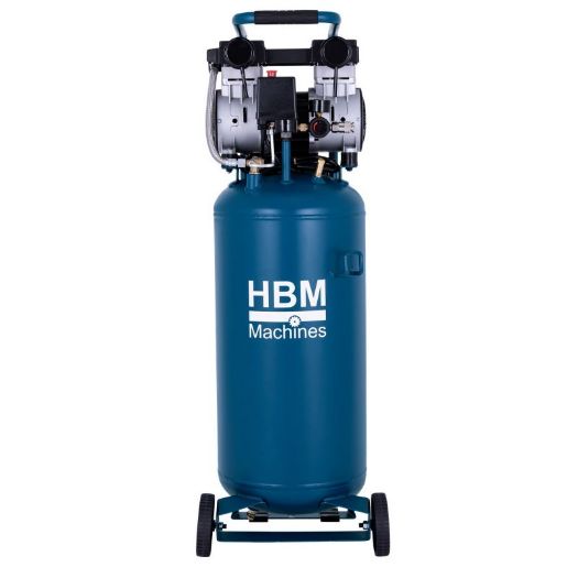 Vertikalni tihi kompresor bez ulja 50 L 10 bar 1000 W