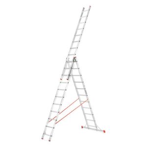 Profesionalne višenamjenske aluminijske ljestve 3x12 serija 73 PRO