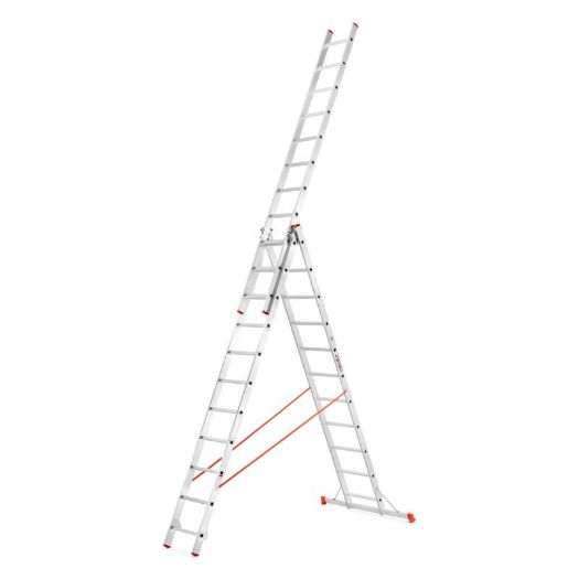 Profesionalne višenamjenske aluminijske ljestve 3x12 serija 73 PRO