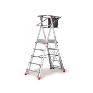 Samostojeće ljestve s podesivom platformom 1330–2440 mm, 150 kg
