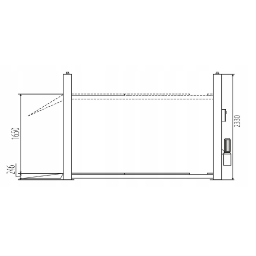 Četverostupna dizalica za geometriju 5,2 T, 400 V