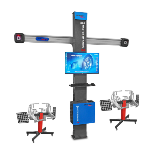 3D uređaj za geometriju kotača s 2 kamere i LCD zaslonom