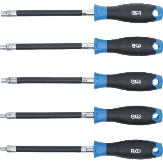 Set fleksibilnih odvijača | E-profil E4 - E8 | 150 mm | 5 kom