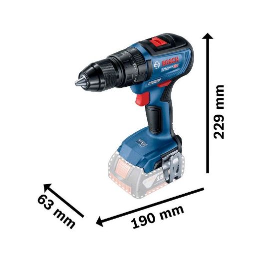 Bosch aku bušilica odvijač GSB 18V-50 18V/2x2Ah 