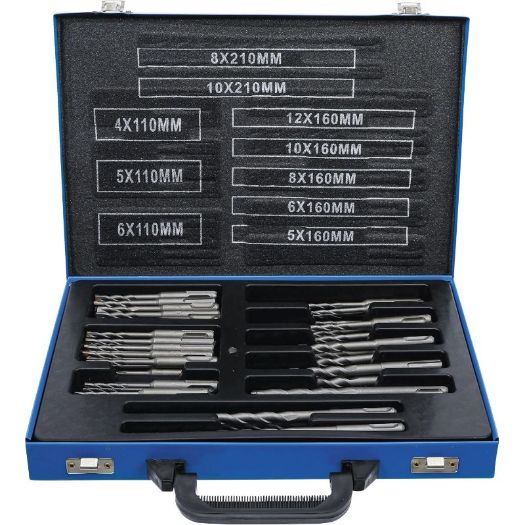 Set udarnih svrdla | SDS prihvat | tvrdi metal | 4 - 12 mm | 56-dijelni