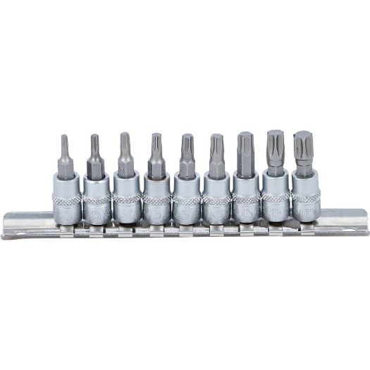 Set bit nastavaka | prihvat 1/4" | T-Star (za Torx) T10 - T50 | 9-dijelni