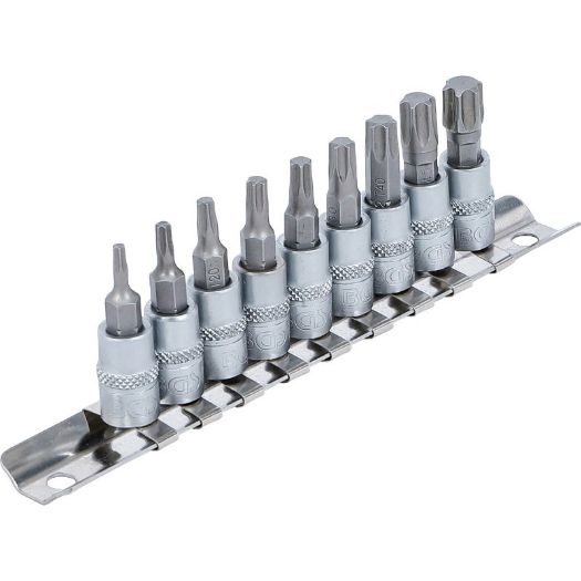 set bit nasadnih ključeva 1/4" Torx T10–T50