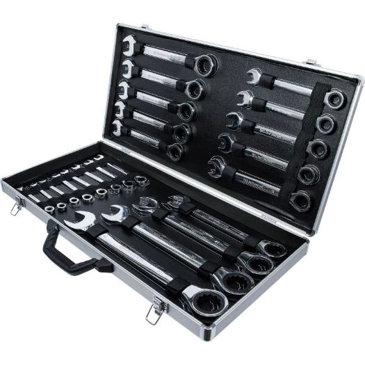 set ključeva s račvom 72 zuba u aluminijskoj kutiji