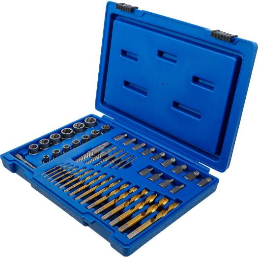 Set izvlakača s lijevim HSS svrdlima 2–18 mm