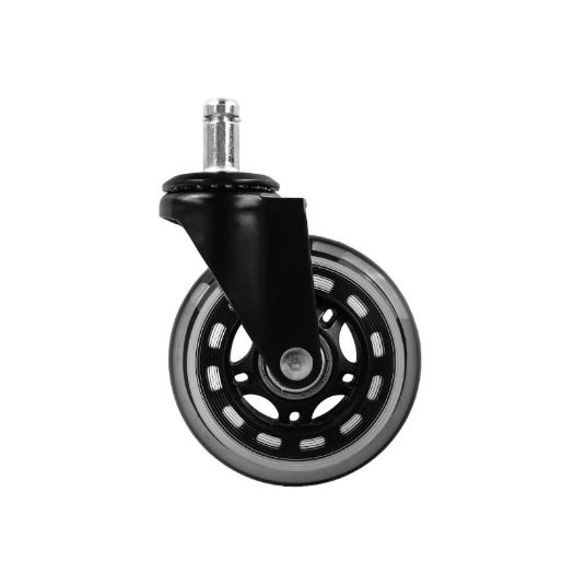 Kotačići za radnu stolicu gumeni | 75 mm | 45 kg | 5 kom
