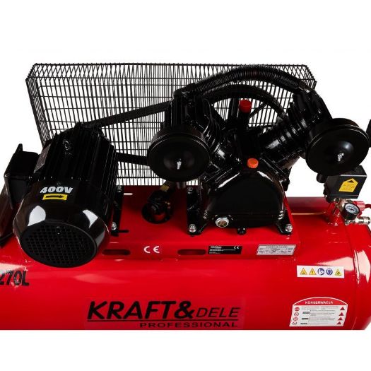 Uljni klipni kompresor 270 l, 380 V, 5,5 kW